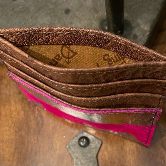 🌵🌵🌵❤️ Stocking Stuffers ❤️🌵🌵🌵Cowhide Leather Card Holder Coin Pocket - Picture 6 of 6